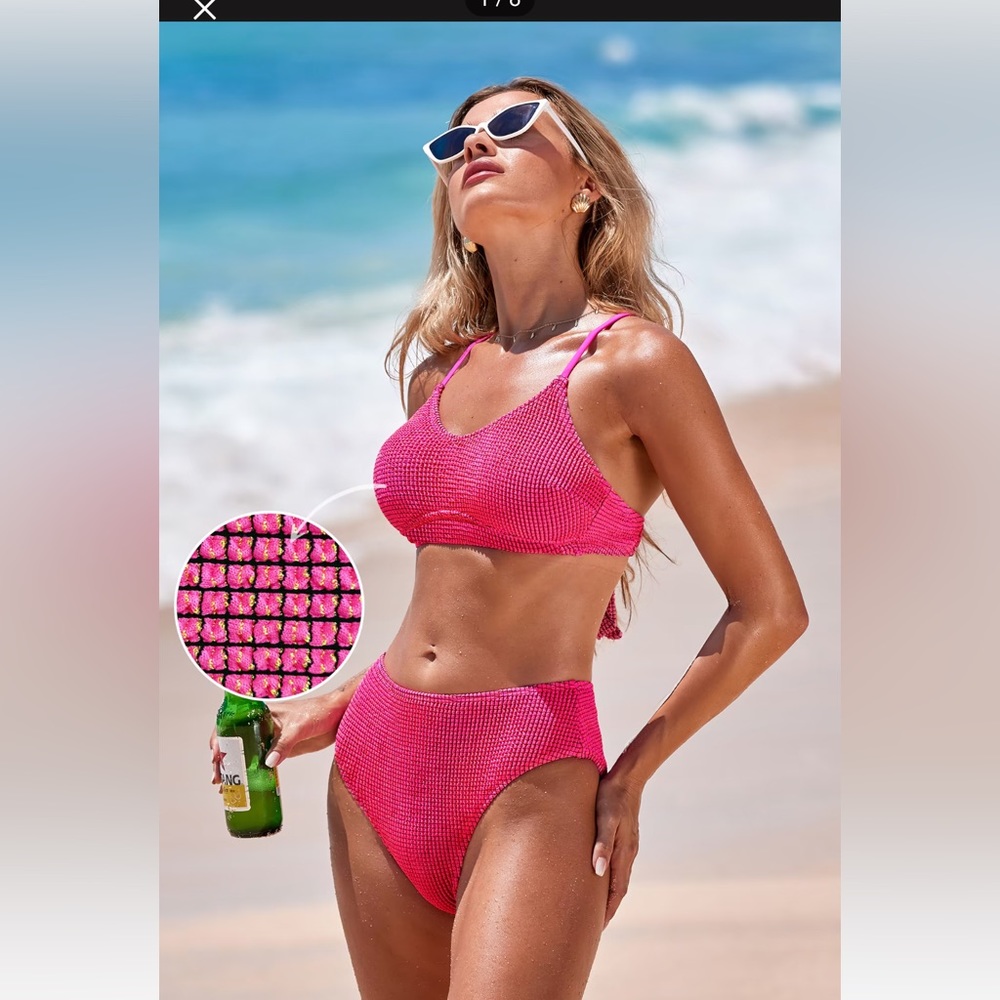 NWT Pink Cupshe Bikini